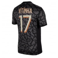 Camiseta Paris Saint-Germain Vitinha Ferreira #17 Tercera Equipación Replica 2023-24 mangas cortas